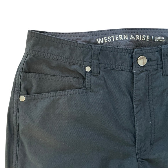 Western Rise AT Pant Men’s 28x30 Slim Black Travel Outdoors Stretch Performance - Picture 4 of 15